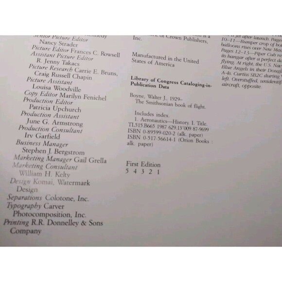 The Smithsonian Book of Flight by Walter J. Boyne (First Edition Hardcover) DJ - Picture 8 of 10